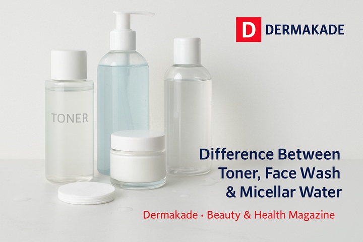 💧 تفاوت تونر، فیس‌واش و میسلار واتر چیست؟