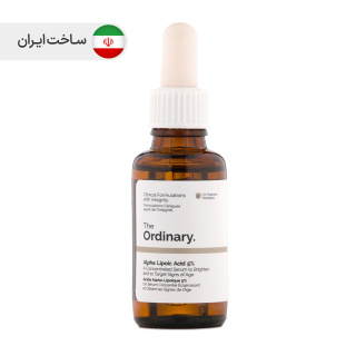 سرم ضد چروک اوردینری مدل آلفا لیپوئیک اسید 5 % مناسب انواع پوست حجم 30 میلی لیتر